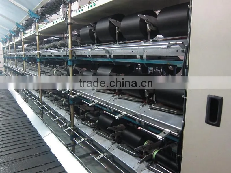 hangzhou china supplier dty 450D/144F polyester yarn semi-dull dope dyed black