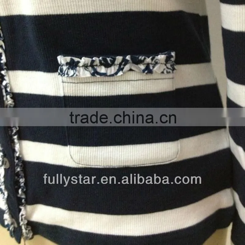 ladies stripe long sleeve t shirt
