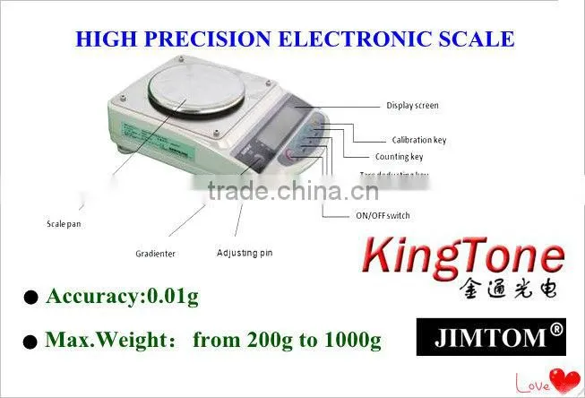 High Precision Electonic scale, LCD voltage display,excel precision balance scale weighing scale 0.01g