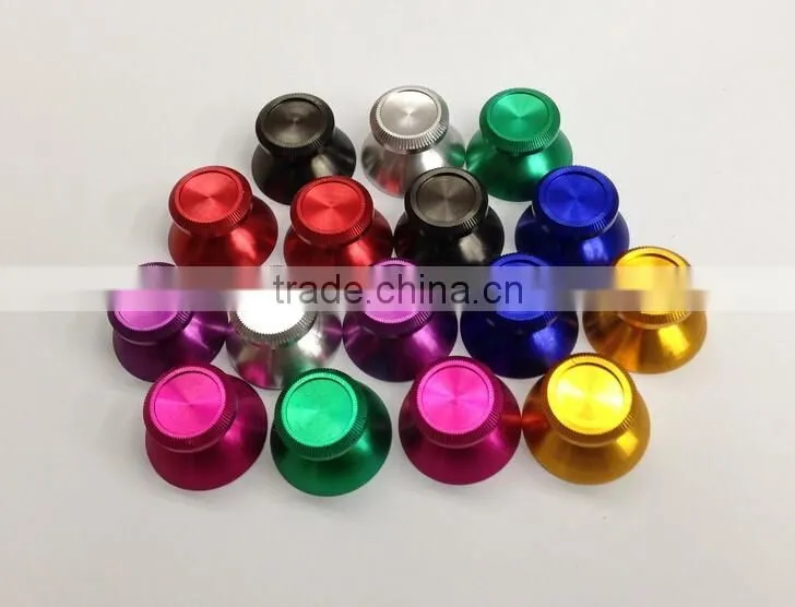 Aluminium Alloy Controller Replacement Parts For Playstation 4 Metal Gold Grip Thumb Grips Gold Chrome Grip for Sony PS4