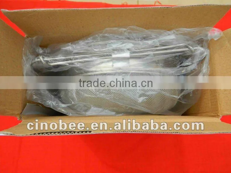 Stainless steel double honey strainer