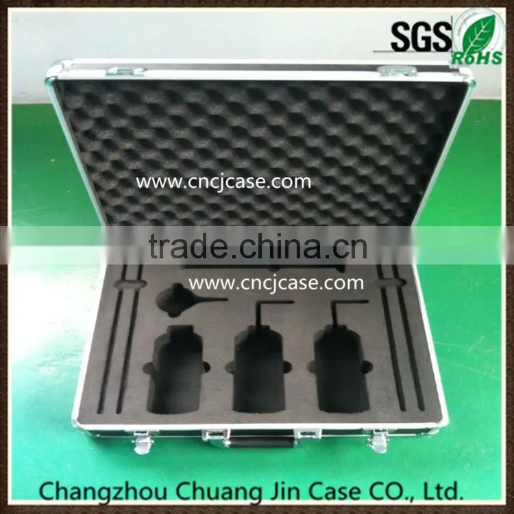 High-grade aluminum tool box with customizable EVA model