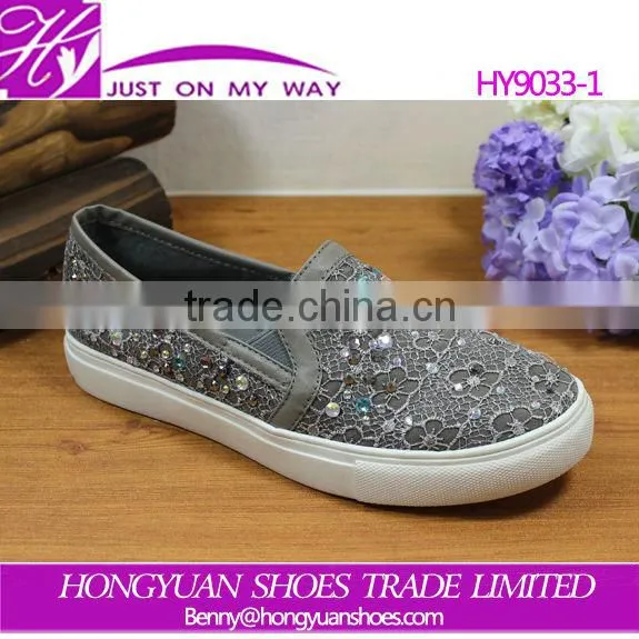 new model hot sales soft flat cause women shoes with good quality