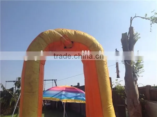 giant inflatable foam water slide,single inflatable water crush slide for party