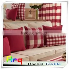 Modern square pattern -Christmas style-simple jacquard /printed/ embroidery fabric for cushion- home/hotel/office using