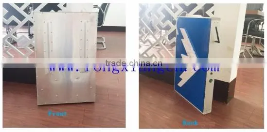 LED Solar Traffic Sign Traffic Safety Sign/Road Safety Solar Arrow Traffic Sign