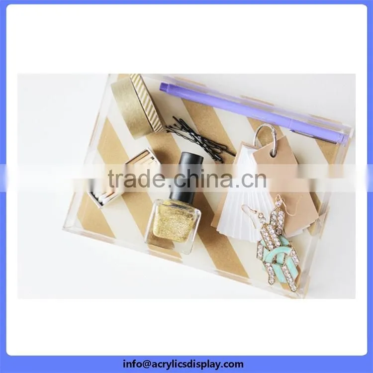 Practical super quality transparent acrylic trays