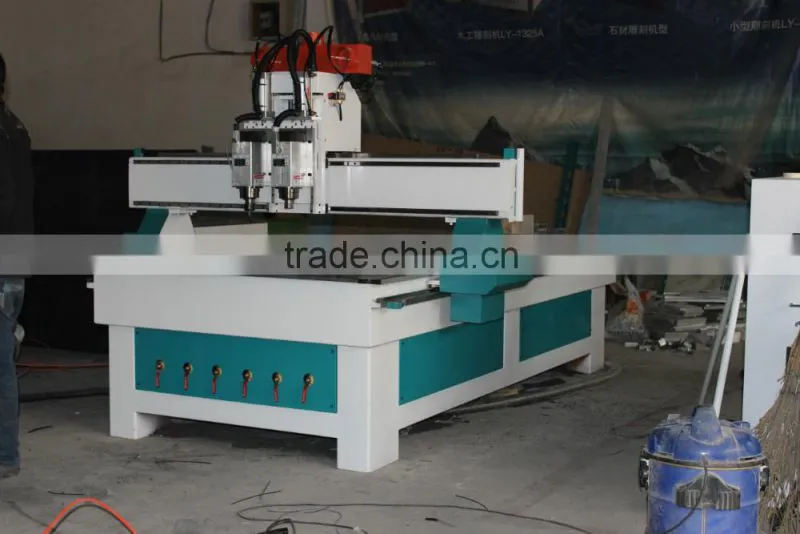 two heads 1325 cnc wood router carving/cutting machine for sale