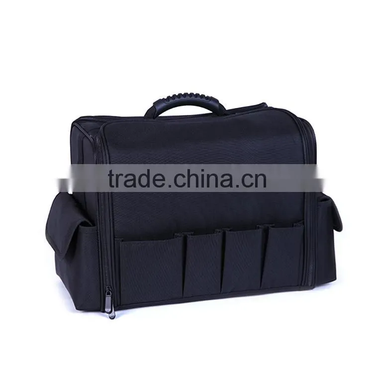 Best selling factory price multifunction travel cosmetic bag with multilayer drawers