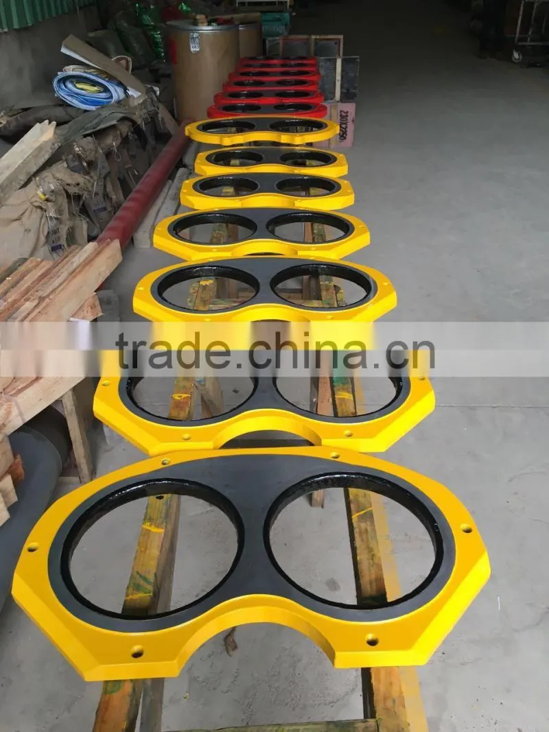 spare parts for cifa/schwing/putzmeister/sany/zoomlion wear plate and cutting ring