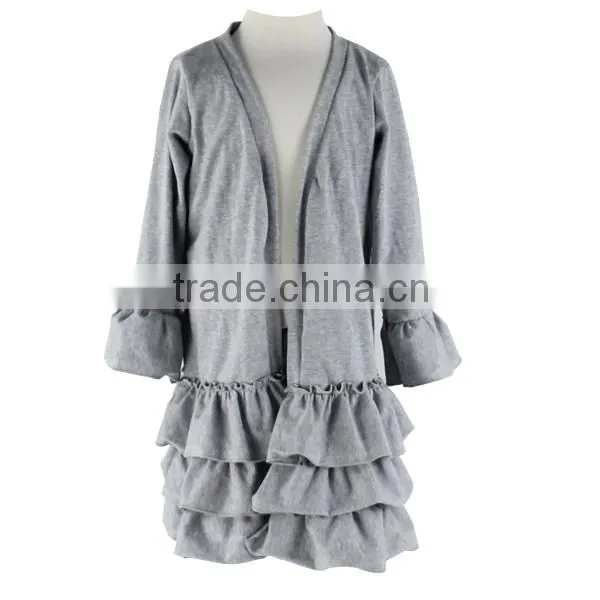 Children's boutique clothing ruffle t shirt custom deisgn cute comfort colors t-shirts