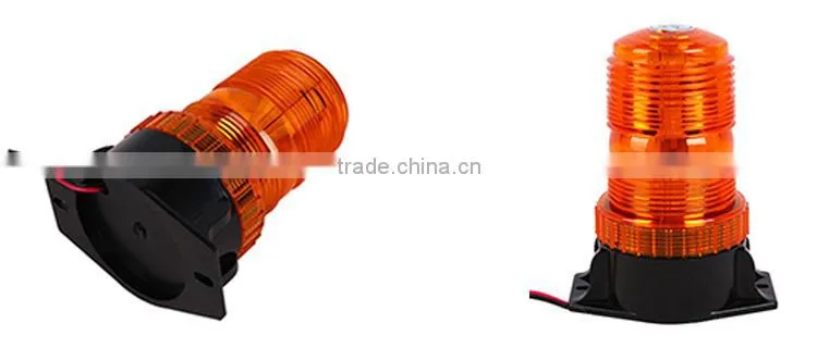 12v 24 80v 110v Amber led strobe beacon