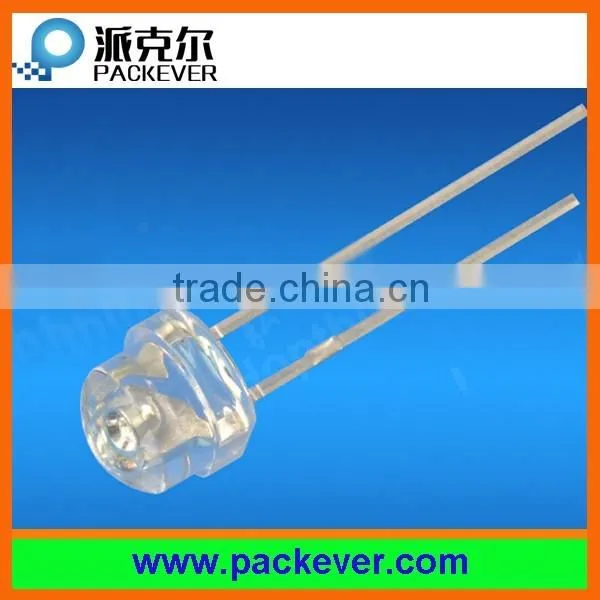 Purple color 395nm 400nm F5 5mm small size straw hat LED diodes beads