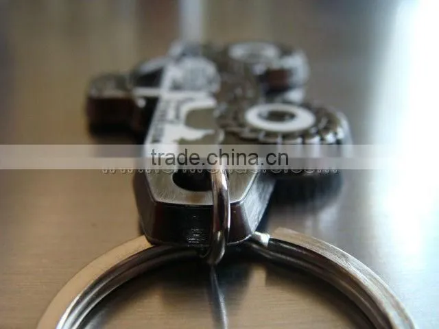 Hot selling custom 3d metal keychain