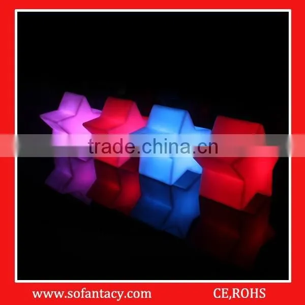 promotion led star shape party lamp