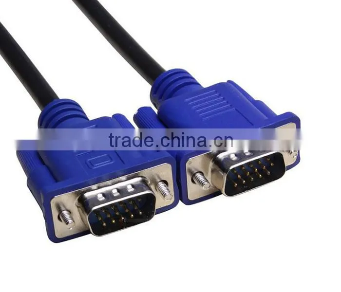 15 PIN 5 FT Foot SVGA VGA M/M Male To Male Cord extension Cable for Monitor PC TV