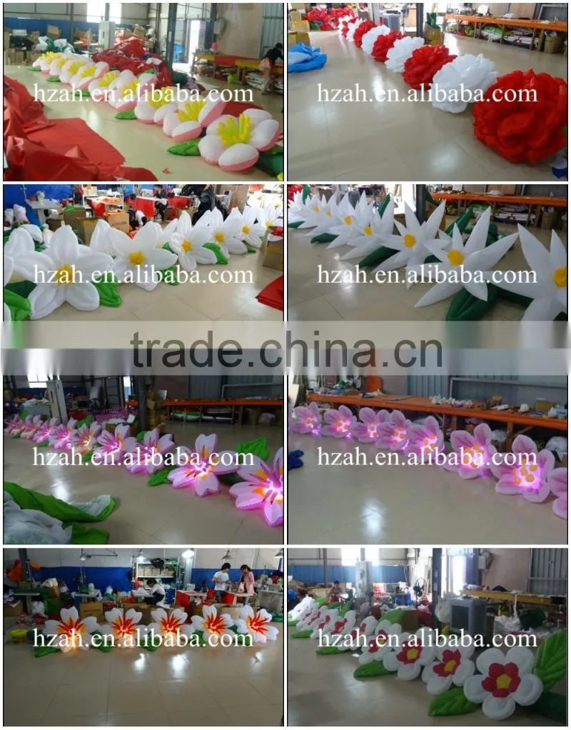 2016 New Inflatable Flower Long Wedding Decoration Flower