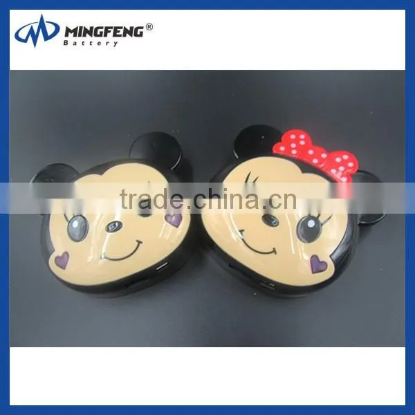5200mAh Disney Mickey Mouse Cartoon USB Mobile Charger Power