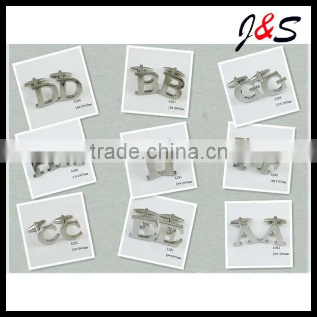 wholesale Letter cufflinks from A-Z