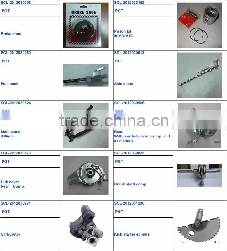 SCL-2012030176 hot selling motorcycle accesories Ignition coil for PGT parts