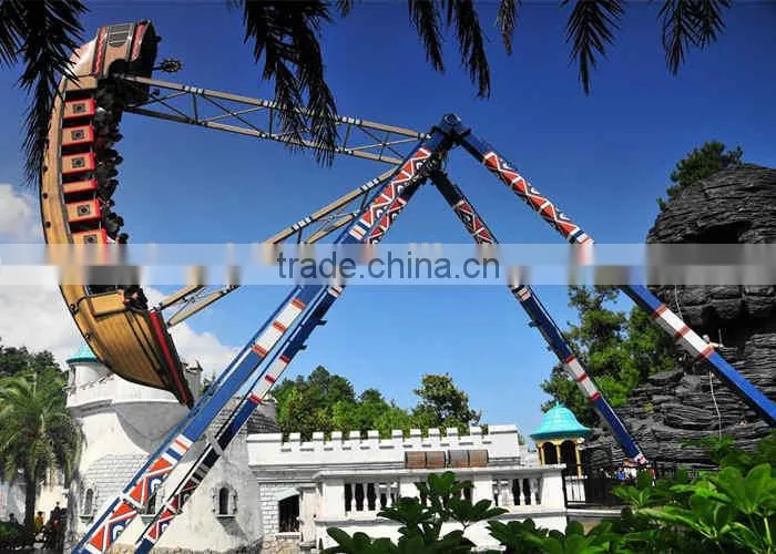 outdoor playground pirate ship rides with trailer for sale