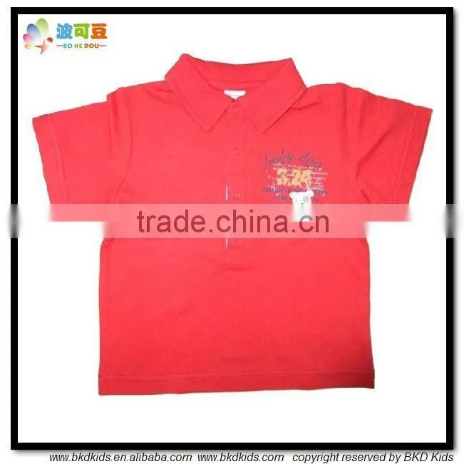BKD summer cotton polo infant shirts