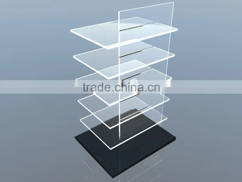 Crystal Clear Acrylic Eyeglass Display Stands Lucite eyewear Display Rack Plexiglass Sunglasses Display holder