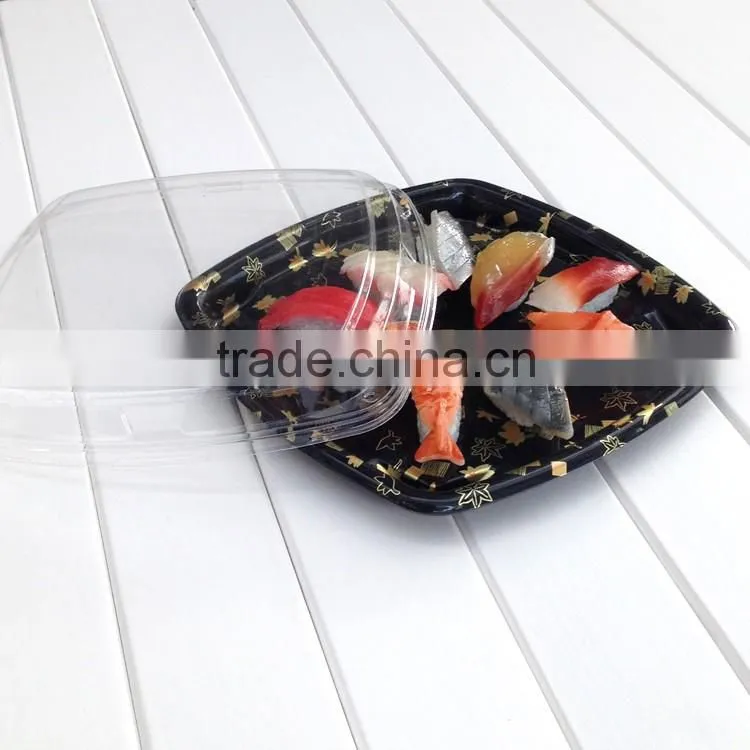 SM1-3123A Clear Plastic Party Tray With Lid