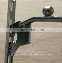 Chrome Metal Single Slotted Column Channel,Upright for Brackets