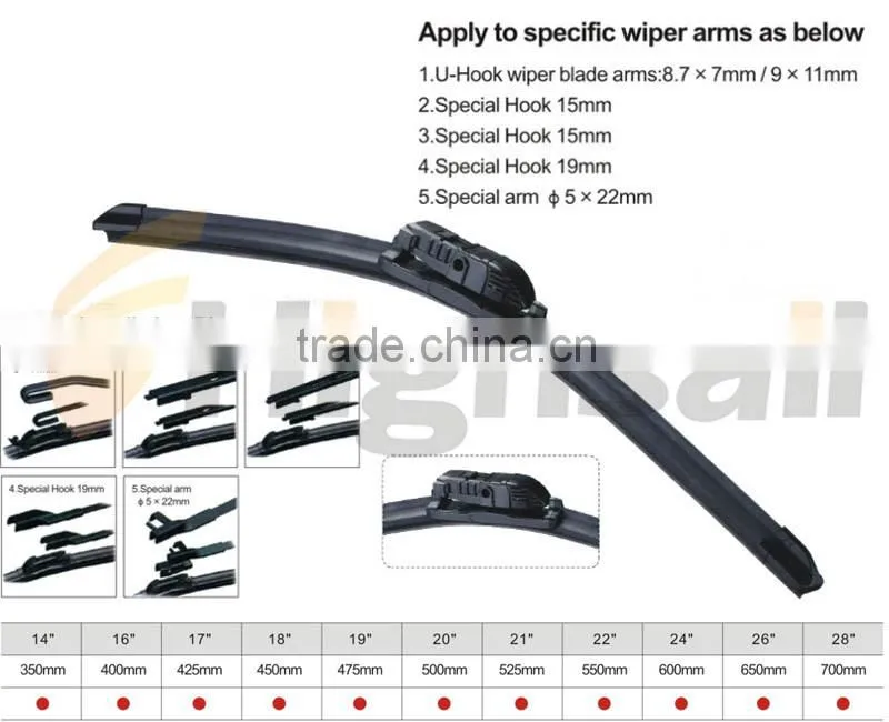 All-season Windshield multifunction soft wiper blade
