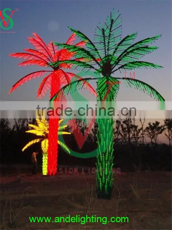 Christmas led tree light palm tree light for outdoor street decoration