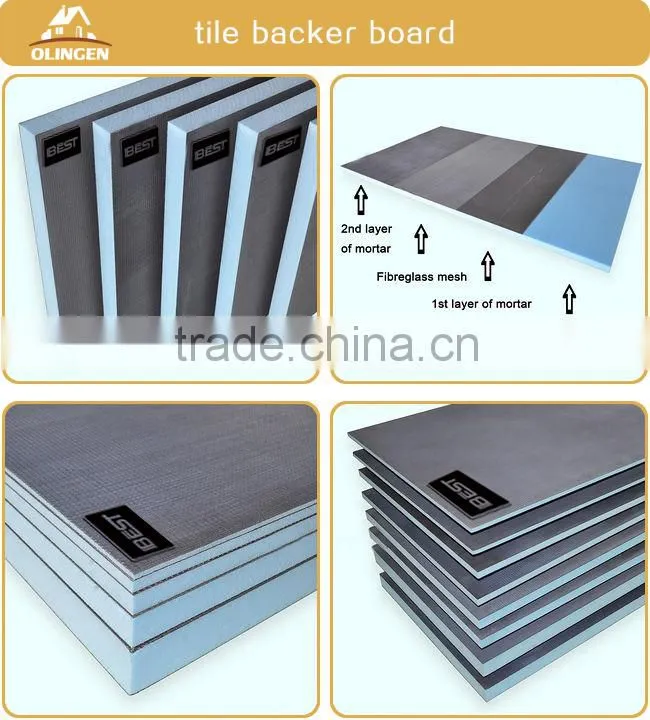 XPS/EPS sandwich panel Ceramic backers