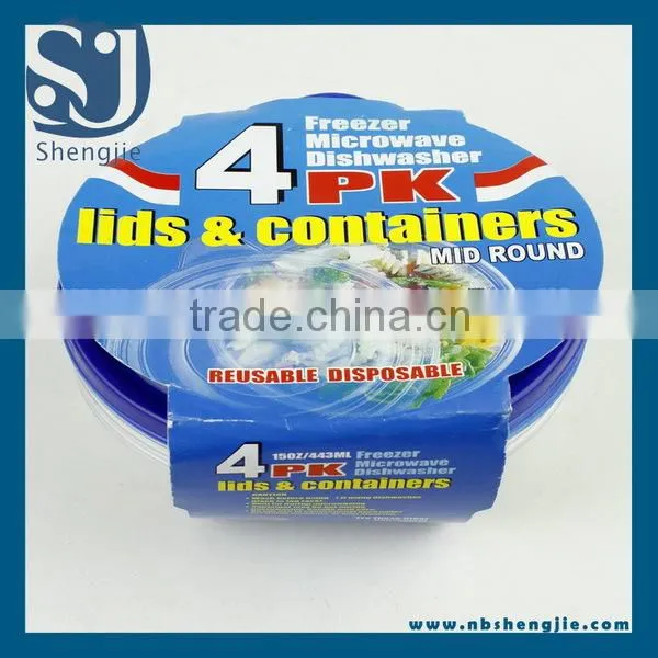 Trade Assurance 3Pcs Plastic food container / crisper / kitchenware