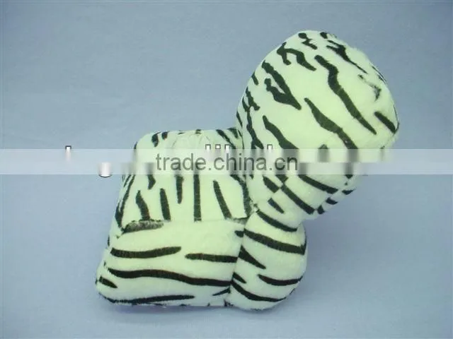 Plush Zebra sofa phone holder