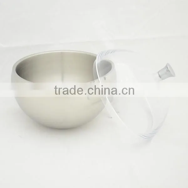Stainless Steel Rice Bowl With Colorful Lid