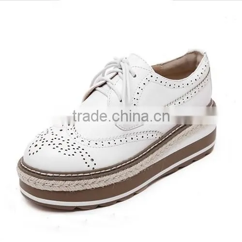 2016 most popular hot selling girl wedges flat shoes PM4135