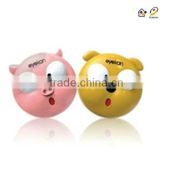 A-8066 luxury gold pig contact lens case