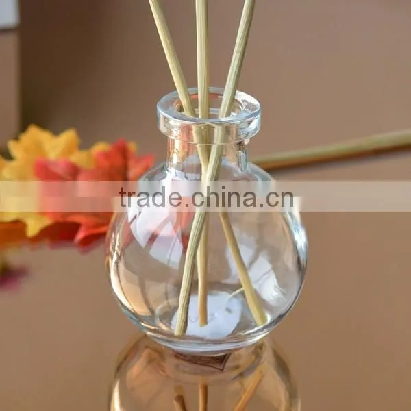Wholesale round shaped glass perfume bottle stock