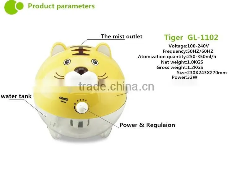 Wholesale aromatic oil night light diffuser GL-1102