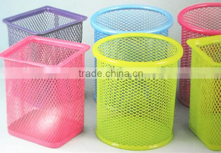 mesh office pen holder pen cup pen vase