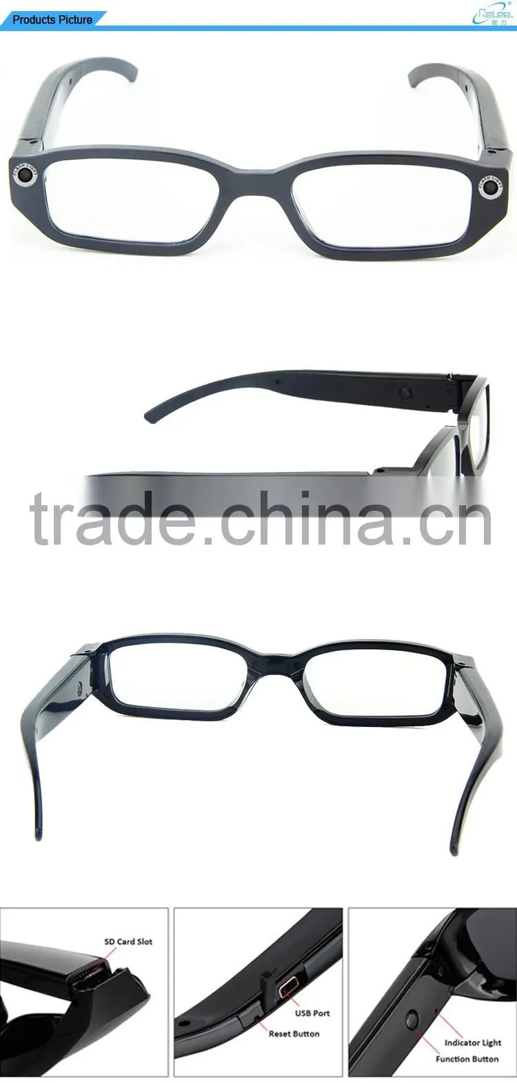 Fashionable Video recording HD1080P hidden glasses sunglasses camera