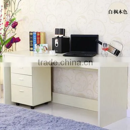 simple wooden desktop computer desk, study table