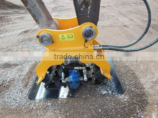 HMB100 vibrating plate compactor hydraulic excavator compactor