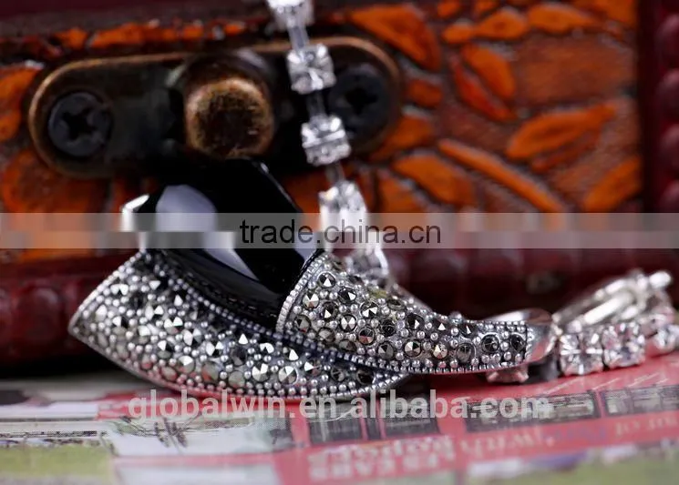Horn Shaped Pendant Handmade Jewelry Thailand Factory Direct Wholesale