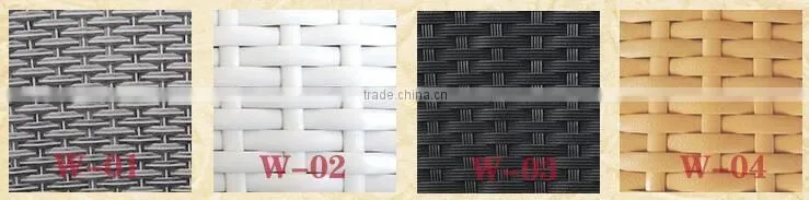 New Style High Quality Old Europe Style Synthetic Rattan Garden Furniture Table Set