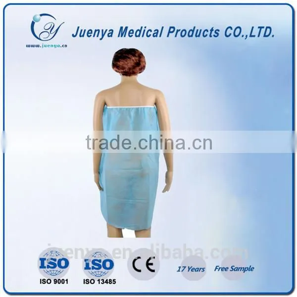Pink Non Woven Disposable Bathrobe