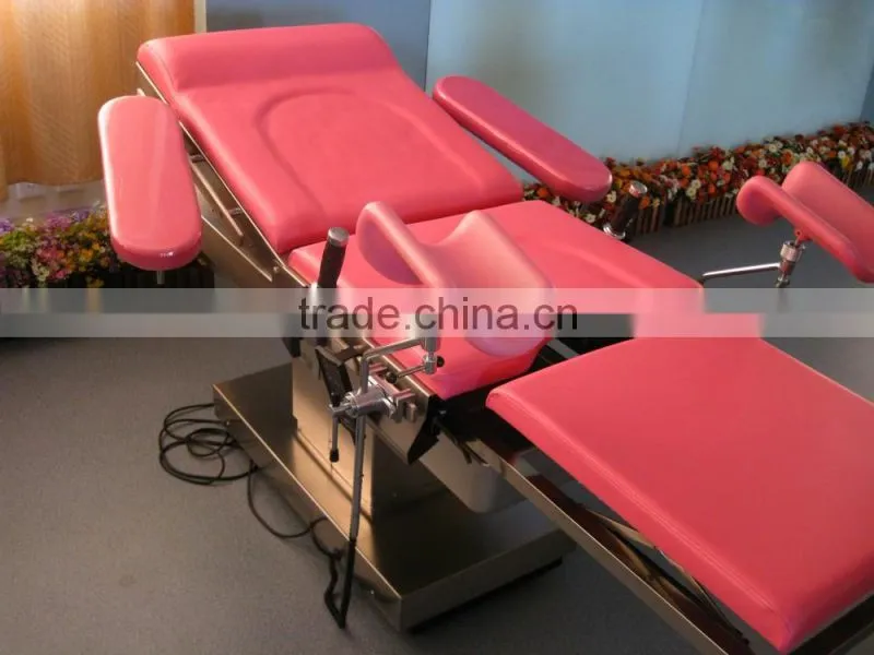 obstetric delivery bed used hospital labor and facial bed