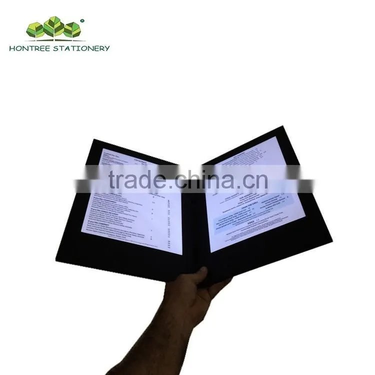 Acrylic lighted led menu