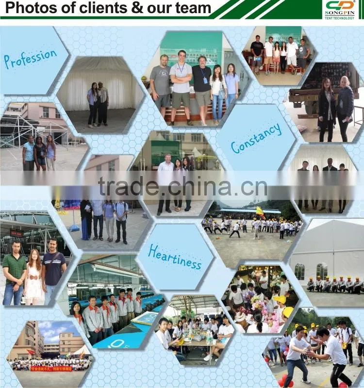 Aluminum frame Clear Span Curve Sport Event tent 30x30m Tent Factory