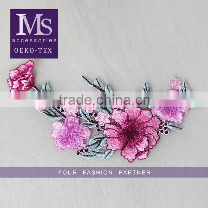 Latest Customized girls head design personalized embroidery patches